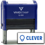 Vivid Stamp Clever Self-Inking Rubber Stamps