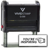 Vivid Stamp You’re Inspiring Self Inking Rubber Stamp