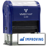 Vivid Stamp Improving Self Inking Rubber Stamp