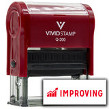 Vivid Stamp Improving Self Inking Rubber Stamp