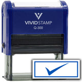 Vivid Stamp Check Self Inking Rubber Stamp