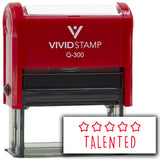 Vivid Stamp Talented Self-Inking Rubber Stamps