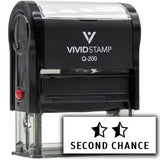 Vivid Stamp Second Chance Self Inking Rubber Stamp