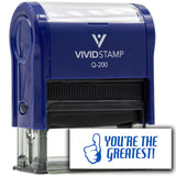 Vivid Stamp You’re the Greatest! Self Inking Rubber Stamp