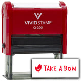 Vivid Stamp Take a Bow Stamps For Grading Self-Inking Rubber Stamps