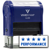 Vivid Stamp Performance Self Inking Rubber Stamp