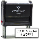 Vivid Stamp Spectacular Work Self Inking Rubber Stamp