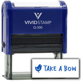 Vivid Stamp Take a Bow Stamps For Grading Self-Inking Rubber Stamps