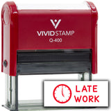 Vivid Stamp Late Work Stamps For Grading Self-Inking Rubber Stamps