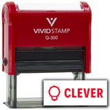 Vivid Stamp Clever Self-Inking Rubber Stamps