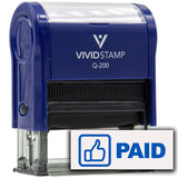 Paid (Thumbs Up) Self Inking Rubber Stamp