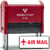 Vivid Stamp AIR MAIL Self-Inking Rubber Stamps