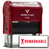 Vivid Stamp Remarkable Self Inking Rubber Stamp