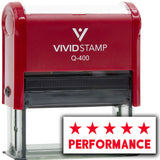 Vivid Stamp Performance Self Inking Rubber Stamp