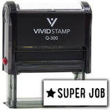 Vivid Stamp Super Job Teacher Feedback Self-Inking Rubber Stamps