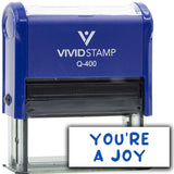 Vivid Stamp You?re a Joy Stamps For Grading Self-Inking Rubber Stamps