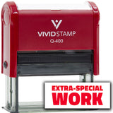 Vivid Stamp Extra-Special Work Self Inking Rubber Stamp