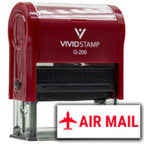 Vivid Stamp AIR MAIL Self-Inking Rubber Stamps