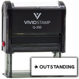 Vivid Stamp Outstanding Self Inking Rubber Stamp