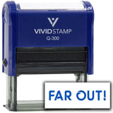 Vivid Stamp Far Out! Self-Inking Rubber Stamps