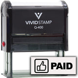 Paid (Thumbs Up) Self Inking Rubber Stamp