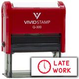 Vivid Stamp Late Work Stamps For Grading Self-Inking Rubber Stamps