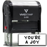 Vivid Stamp You?re a Joy Stamps For Grading Self-Inking Rubber Stamps