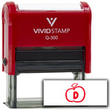 Vivid Stamp D Teacher Stamps for Grading Self-Inking Rubber Stamps