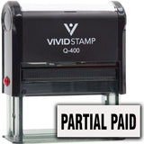 Partial paid Self-Inking Office Rubber Stamp