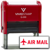 Vivid Stamp AIR MAIL Self-Inking Rubber Stamps