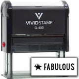 Vivid Stamp Fabulous Self Inking Rubber Stamp