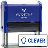 Vivid Stamp Clever Self-Inking Rubber Stamps