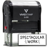 Vivid Stamp Spectacular Work Self Inking Rubber Stamp