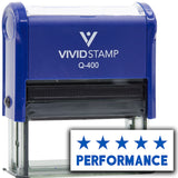 Vivid Stamp Performance Self Inking Rubber Stamp