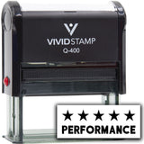 Vivid Stamp Performance Self Inking Rubber Stamp