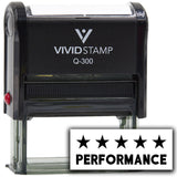 Vivid Stamp Performance Self Inking Rubber Stamp