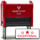 Vivid Stamp Exceptional Self Inking Rubber Stamp