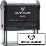 Vivid Stamp Congratulations! Stamps For Grading Self-Inking Rubber Stamps