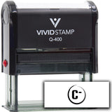 Vivid Stamp C- Teacher Stamps For Grading Self-Inking Rubber Stamps