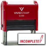 Vivid Stamp Incomplete Stamps For Grading Self-Inking Rubber Stamps