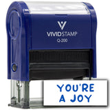 Vivid Stamp You?re a Joy Stamps For Grading Self-Inking Rubber Stamps