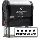 Vivid Stamp Performance Self Inking Rubber Stamp