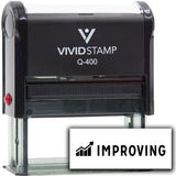 Vivid Stamp Improving Self Inking Rubber Stamp