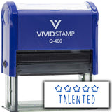 Vivid Stamp Talented Self-Inking Rubber Stamps