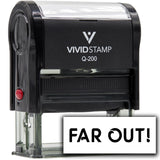 Vivid Stamp Far Out! Self-Inking Rubber Stamps