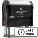 Vivid Stamp Late Work Stamps For Grading Self-Inking Rubber Stamps