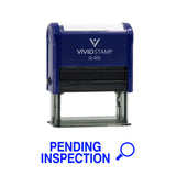 Vivid Stamp Pending Inspection Business Self-Inking Rubber Stamps