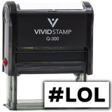 Vivid Stamp #lol Self-Inking Rubber Stamps