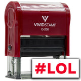 Vivid Stamp #lol Self-Inking Rubber Stamps