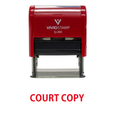 Court Copy Self Inking Rubber Stamp